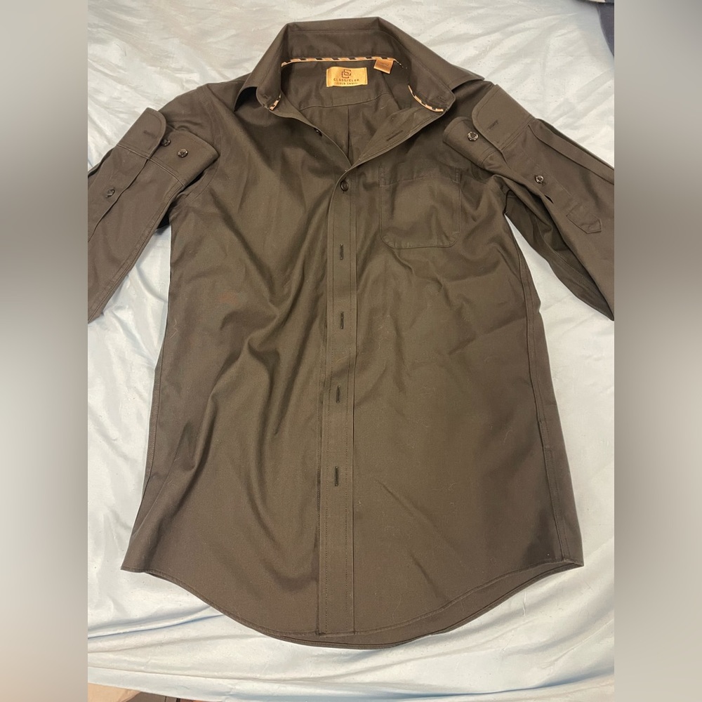 Class Club Gold Label Black Button Up